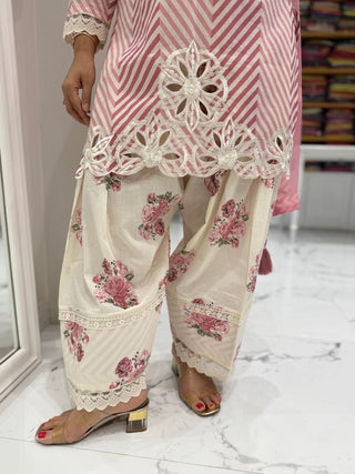 Phool Leheriya Farshi Salwar Set - Preetibora
