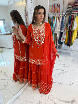 Taj Sharara Set - Preetibora