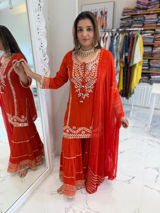 Taj Sharara Set - Preetibora