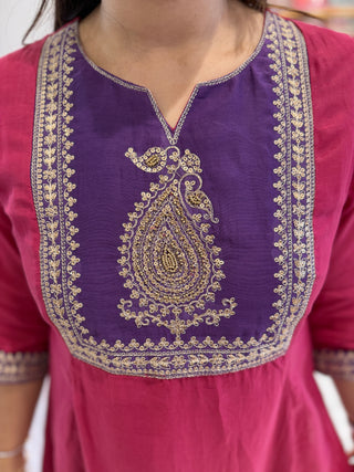 Zari Chanderi Set