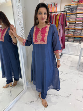 Zari Chanderi Set