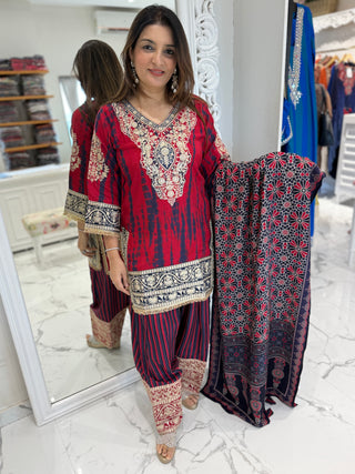 Tie-Dye Farshi Set