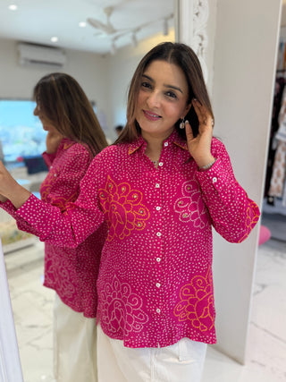 Bahaar Bandhej Shirt