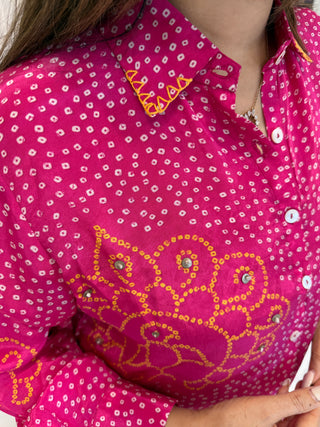 Bahaar Bandhej Shirt