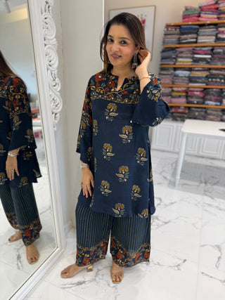 Anvi Kalamkari Coord Set