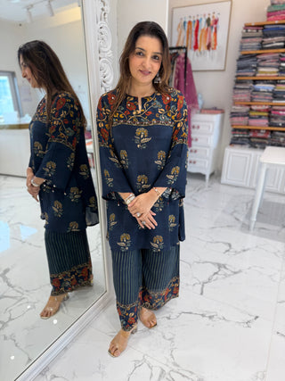 Anvi Kalamkari Coord Set