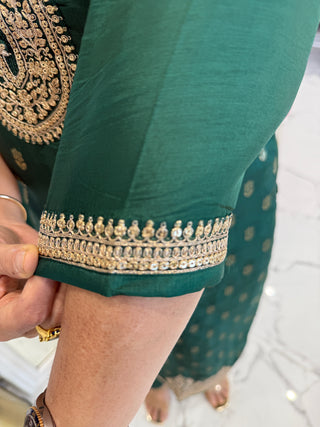 Green Graceful Suit Set