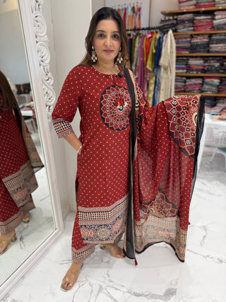 Bandhej Kalamkari Set