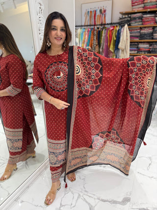 Bandhej Kalamkari Set