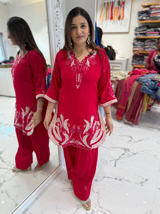 Ruby Petal Farshi Set