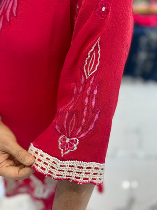 Ruby Petal Farshi Set