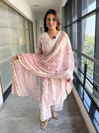 Zigzag Ikat Suit Set