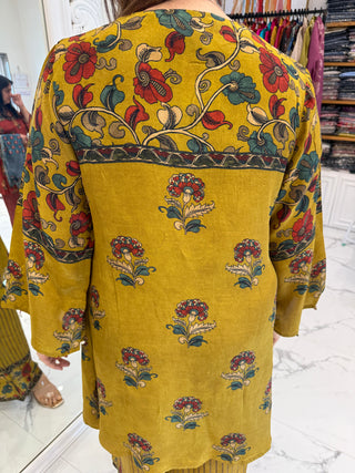 Anvi Kalamkari Coord Set