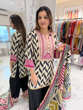 Mehfil Mirror Farshi Set
