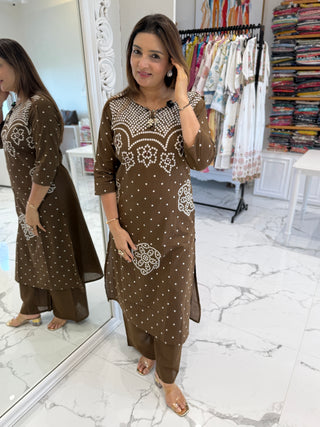 Jasmine Bandhej Set