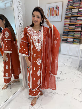Karishma Threaded Suit Set