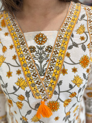 Carnation Block Print Set