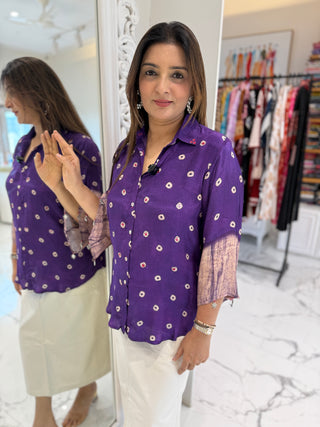Bandhej Tie dye Shirt
