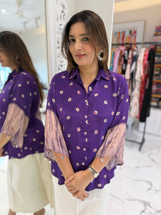 Bandhej Tie dye Shirt