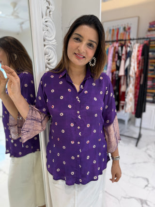 Bandhej Tie dye Shirt
