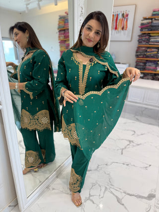 Emerald Coin Suit Set