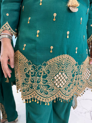 Emerald Coin Suit Set