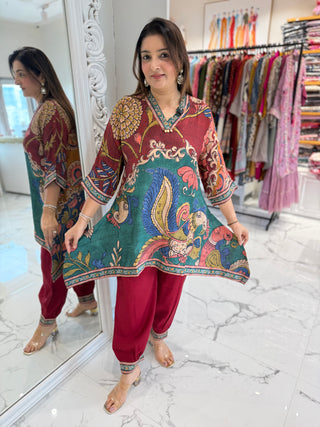 Nikhar Kalamkari Co-ord Set