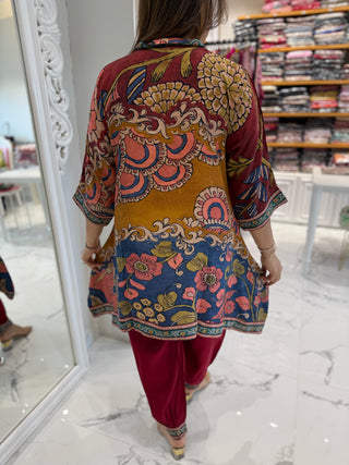 Nikhar Kalamkari Co-ord Set