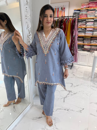 Mirror Tassel Co-ord Set