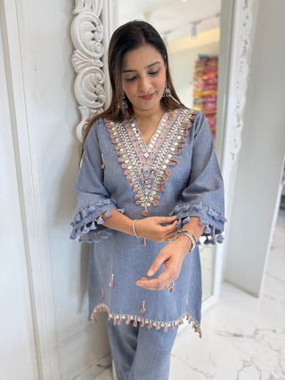 Mirror Tassel Co-ord Set