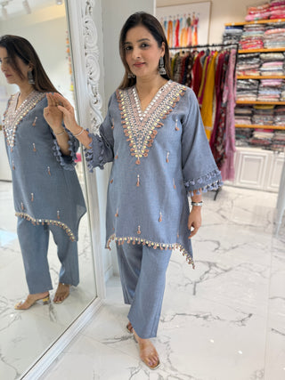 Mirror Tassel Co-ord Set