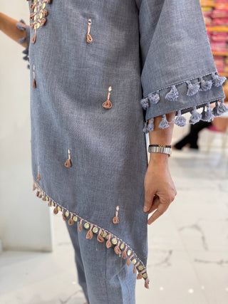 Mirror Tassel Co-ord Set