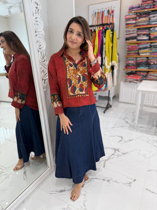Heer Kalamkari Shirt
