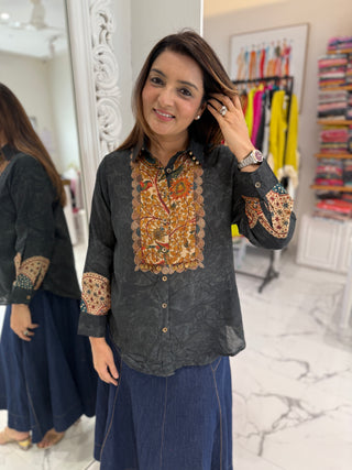 Heer Kalamkari Shirt