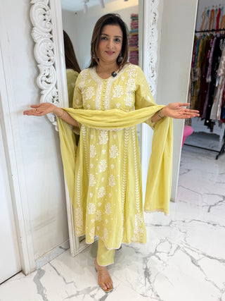 Classic Lucknowi Suit Set