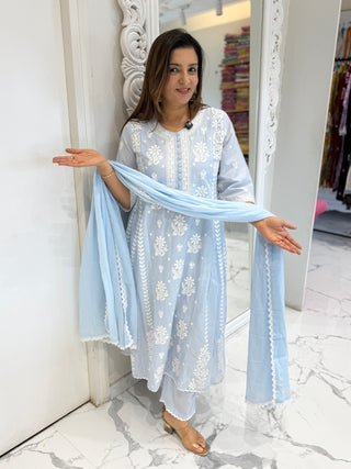 Classic Lucknowi Suit Set