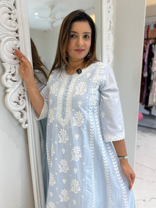 Classic Lucknowi Suit Set
