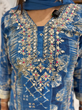 Bandhej Bloom Sharara Set