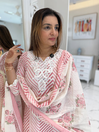 Leheriya Cut Work Set