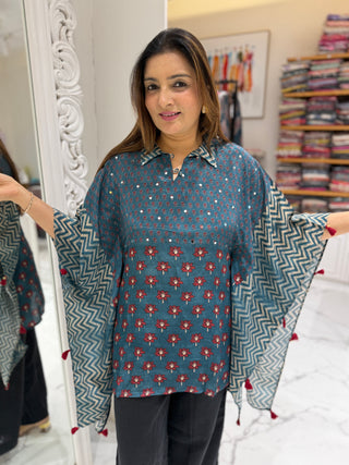 Flowy Short Kaftan