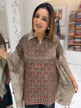 Flowy Short Kaftan