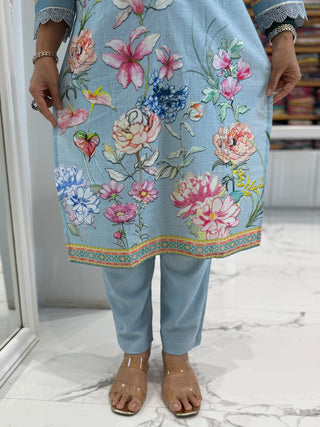 Summer Blossom Cotton Suit Set