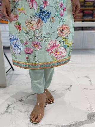 Summer Blossom Cotton Suit Set