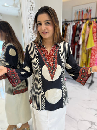Polka Stripe Shirt