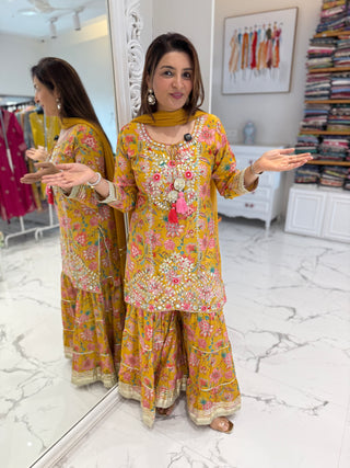 Haseena Sharara Set