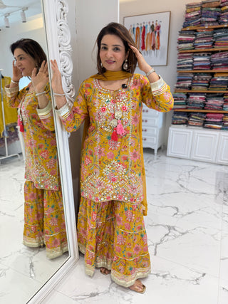 Haseena Sharara Set