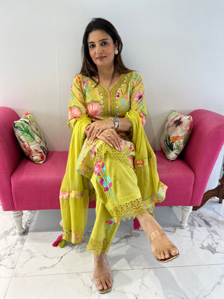Karachi Dupatta Set