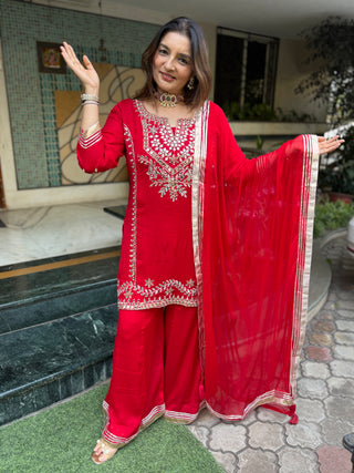 Festive Glow Sharara Set
