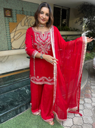 Festive Glow Sharara Set