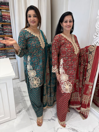 Rekha Cut Work Set